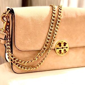 Tory Burch Chelsea Suede Shoulder Crossbody NEW!